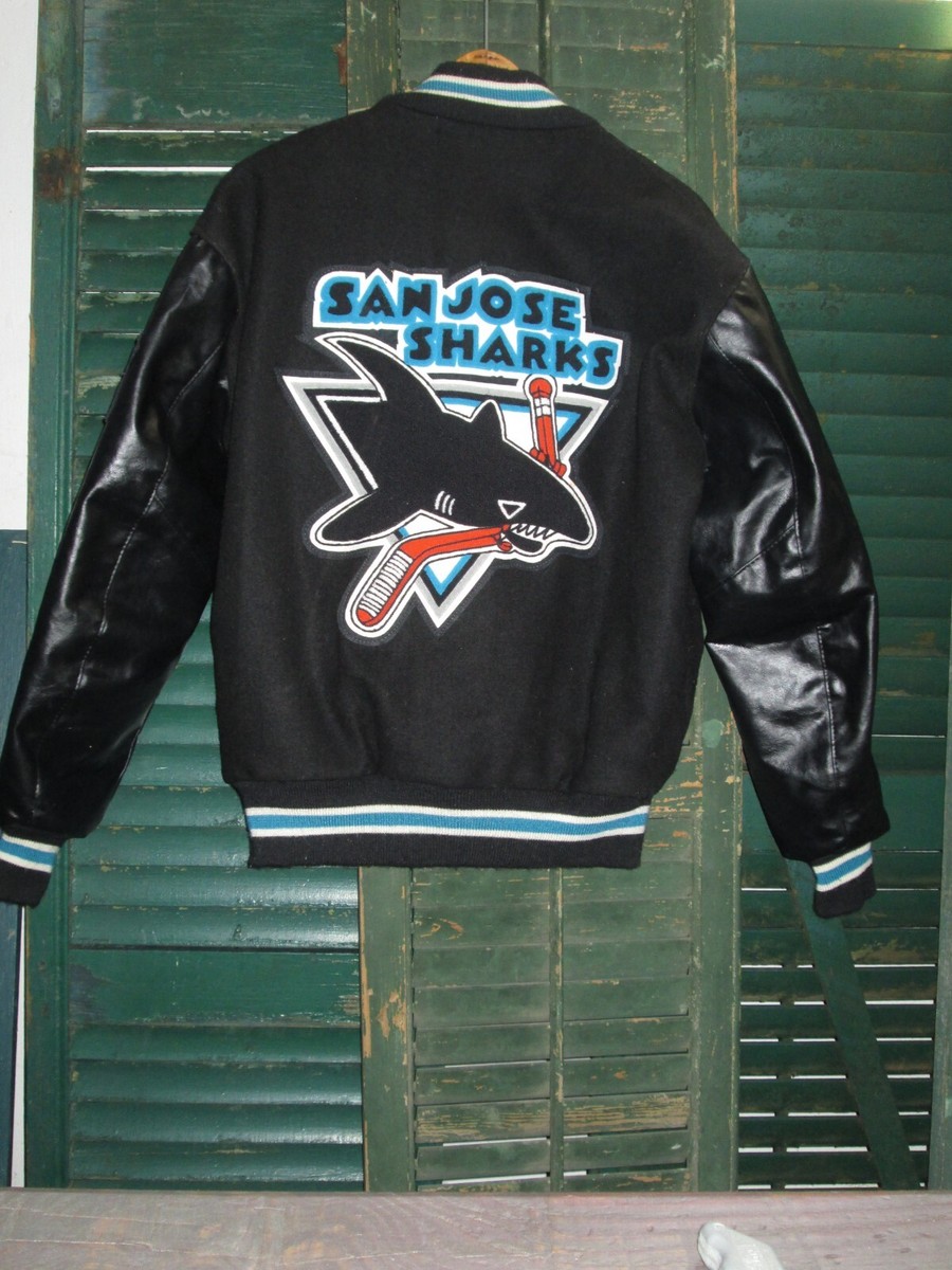DeLONG スタジャン USA製 SANJOSE SHARKS 80s 90s｜メンズ