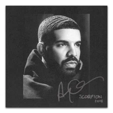 Hot Drake Scorpion 2018 Rap Music Album Hip Hop Cover Fabric POSTER 14 24 N102