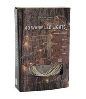 Micro Lichterkette 40 Led Warmweiß - 4 M - Leucht Draht Lichterkette Timer AußEn
