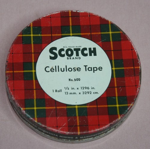 SCOTCH CELLULOSE TAPE TIN/CAN MINNESOTA. MINING & MFG. CO. LONDON CAN. VINTAGE - Bild 1 von 3