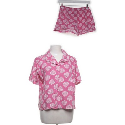 Pyjama, Größe: M, Pink/Weiß #yVW