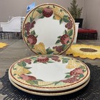 Pier One 1 MOSAIC FRUIT Earthenware Dessert Salad Soup Bowls Retired Lot of 3 — photo 3