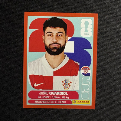 Red Parallel Panini FIFA World Cup 2026 - Joško Gvardiol CRO