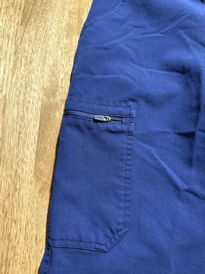 Pantalones Médicos Figs Yola Ajustados Para Mujer Talla XS Azul Marino Cuidado de la Salud Cordón Foto 3 de 4