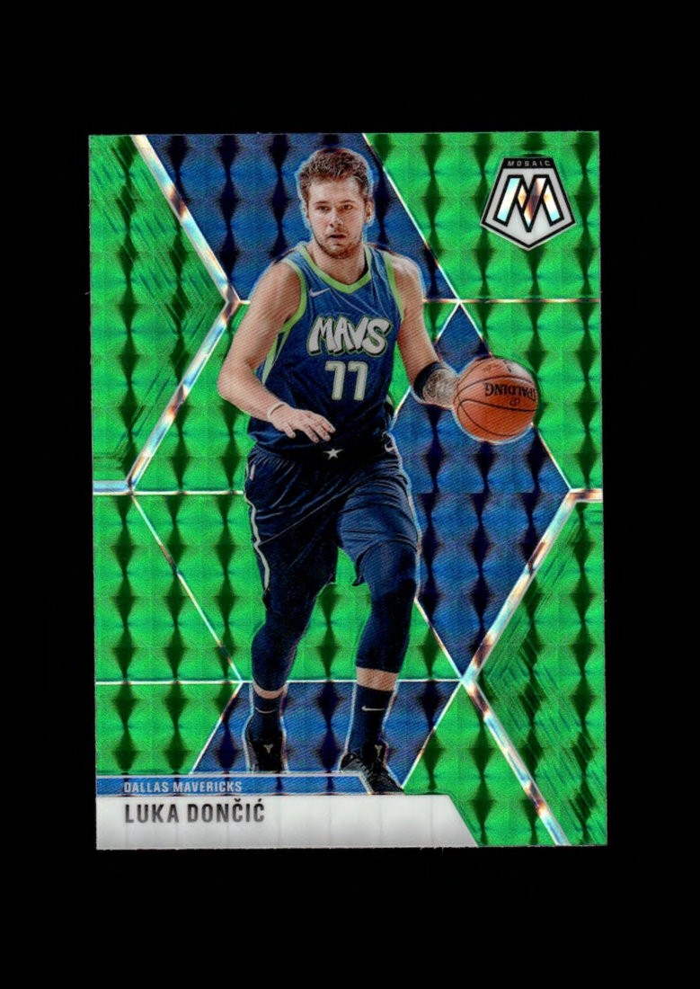 2019-20 Mosaic: # 44 Luka Doncic Green Ref NM-MT OR BETTER