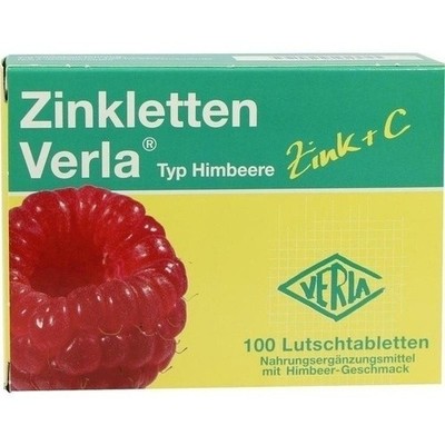ZINKLETTEN Verla Himbeere Lutschtabletten 100 St. PZN 09704814