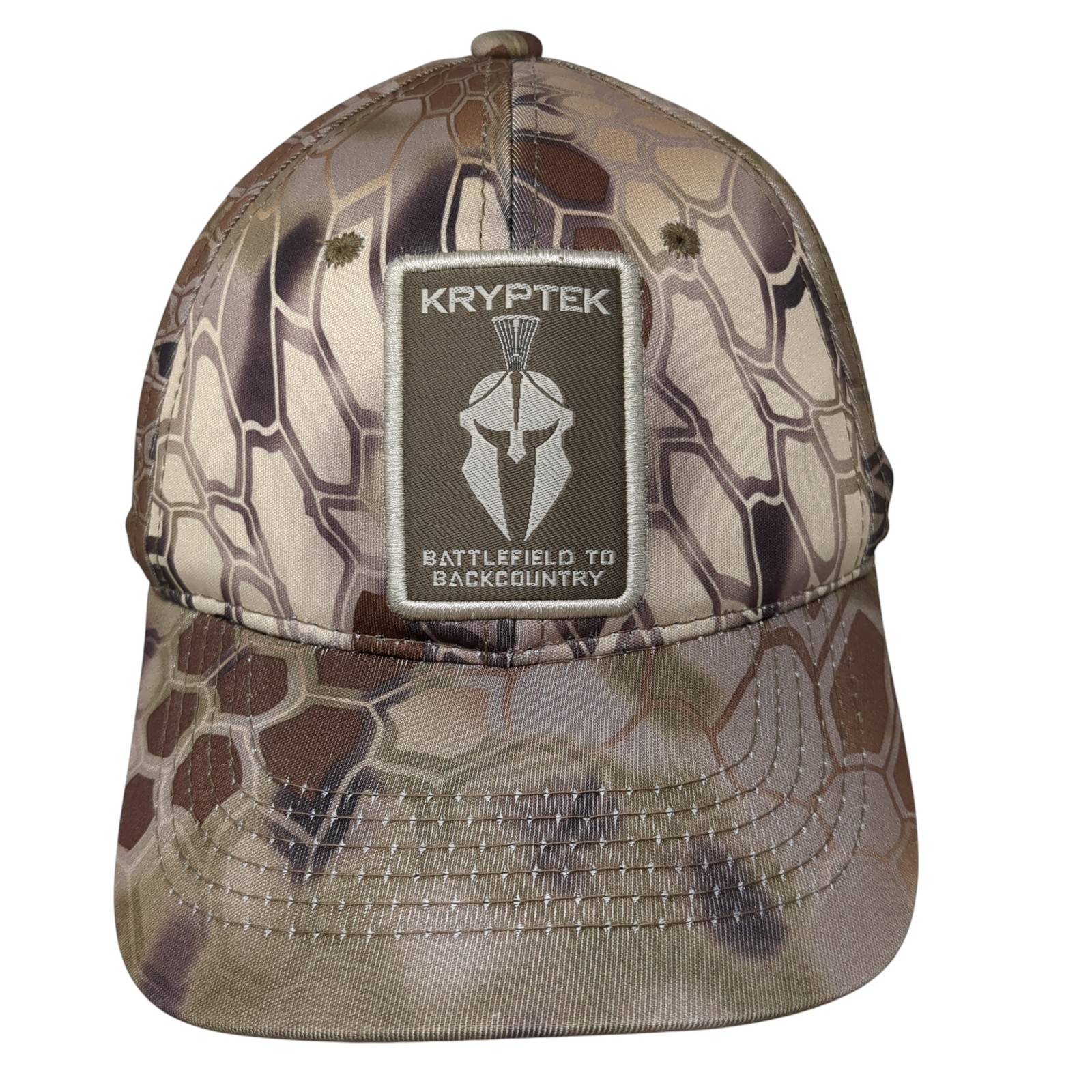 Kryptek Logo Patch Strapback Hat Multicolor Camo … - image 1