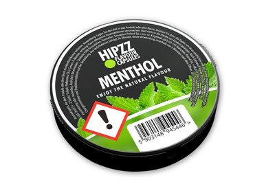 Hipzz Flavour Capsules Aromakapseln Menthol (20 Dosen a 100 Kap. = 2.000 Kap.)