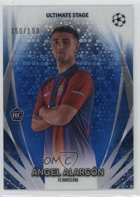 2023 UEFA Club Competitions Blue Refractor 150/150 Angel Alarcon Rookie RC 0z8s