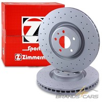 Zimmermann 2X SPORT-BREMSSCHEIBE Ø356 Vorne FÜR Audi A6 C7 A7 4G A8 D4 4H