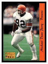 1993 Pro Line Live Michael Dean Perry #45 Cleveland Browns