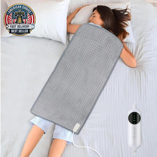 Heating Pad for Back Pain Relief  Period Cramps,16X30 Large Heating Pad for Ful