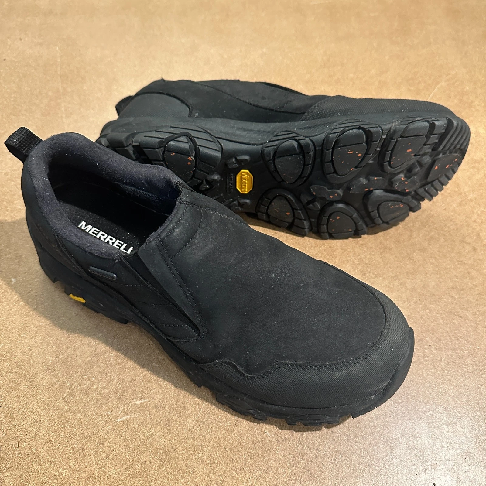 Merrell Men's ColdPack 3 Thermo Moc Waterproof Vibram Sole US 11 EU 45 Black