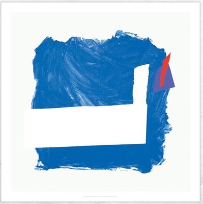 Side Effect (blau) 1991-92 Poster von Sandra Blow RA