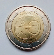 Portugal 2 Euro Münze 2009 - 10 Jahre Euro - WWU UEM Gedenkmünze unc