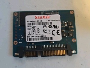 Sandisk U110 SDSA6AM-032G 54-90-20906-032G 32GB Half Slim SATA SSD