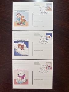 SLOVENIA STATIONARY CARDS 1999 YEAR  PEDIATRICS CHILDREN DISEASES HEALTH