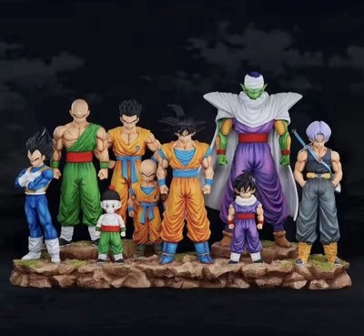 28cm Dragon Ball Z Action Figuren Set - Goku Vegeta Gohan Piccolo Trunks PVC Spi