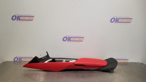 14 CHEVY CORVETTE C7 2LT AT FRONT FLOOR CENTER CONSOLE RED AND BLACK - Picture 1 of 12