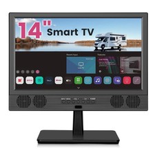 14 Inch Small Smart TV HD LED, Small Portable Smart TV with Built-in APP, Dig...