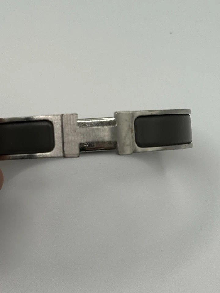 Pulseira Masculina Hermes Clic HH - Cinza - Imagem 3 de 3