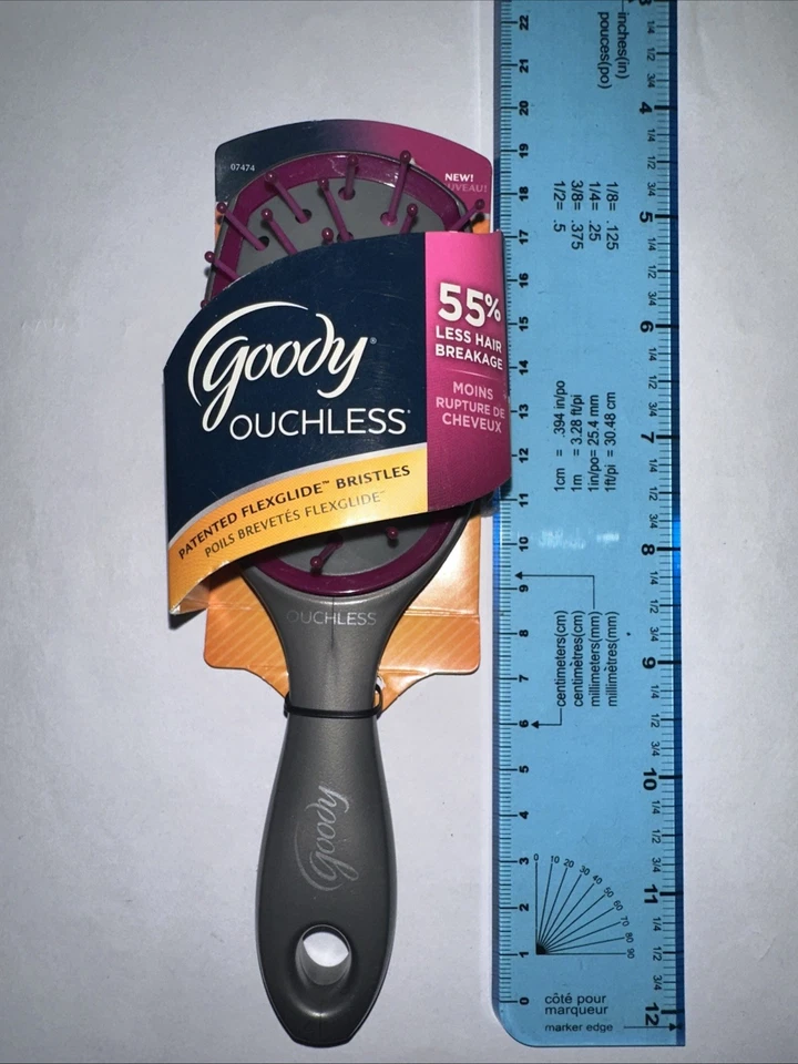 NEW Goody Ouchless Styling Brush Comfort Tip Bristles 2015 07474 - Image 4 of 4