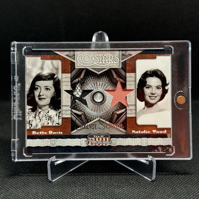 Bette Davis Natalie Wood 2011 Panini Americana CO-Stars Materials Relic /99 QTY