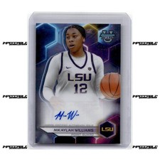 2023-24 Bowman U Best - #B23-MW Mikaylah Williams Rookie Auto 12/125 JERSEY #