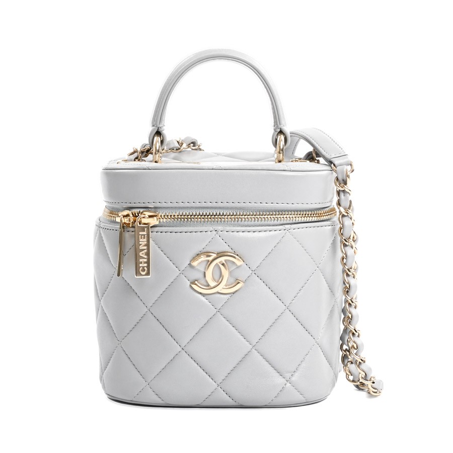 CHANEL Trendy CC Chain Vanity Bag AS1626 Shoulder Bag / gray Women