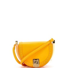 Fendi Moonlight Flap Bag Leather with Plexiglass Detail