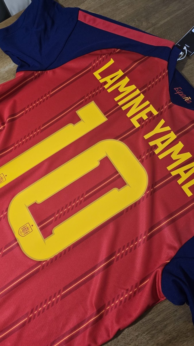 Adidas 2026 World Cup Spain #10 LAMINE YAMAL Home Jersey JN4390 | eBay