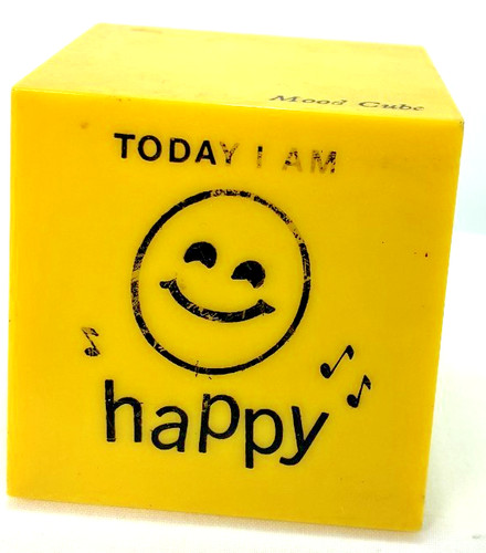 Vintage Mood Cube, Yellow Feelings Cube Rare #7110