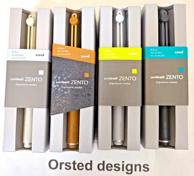 uniball zento signature 2本セット MITSUBISHI PENCIL uniball ZENTO Signature Model Gold Silver Black