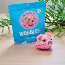 The Woobles Beginner Crochet Kit  Bacon the Pig