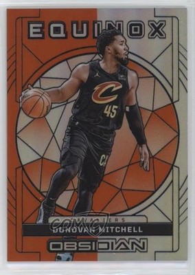 2023 Obsidian Equinox Electric Etch Orange Flood 67/75 Donovan Mitchell #23 1f0y