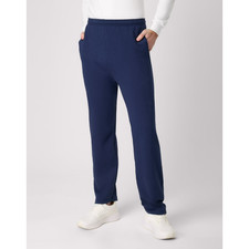 Hanes EcoSmart Men Sweatpants Size XL Navy Blue Fleece Pockets 30.5" Inseam Knit