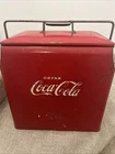 1950’s Vintage Coca Cola Ice Box Metal Chest Acton Mfg Arkansas City Kansas USA