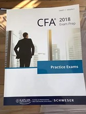 CFA 2018 Level 2 Practice Exams - Volume 2, Kaplan Schweser