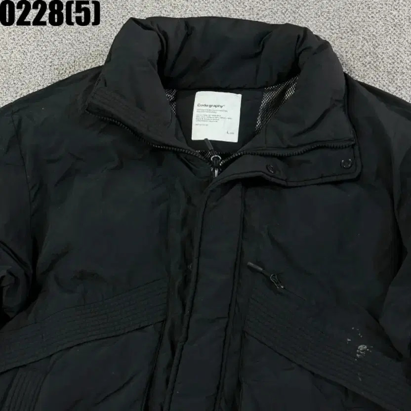 Codegraphy Black Padded Jacket Men's Outerwear Si… - image 3