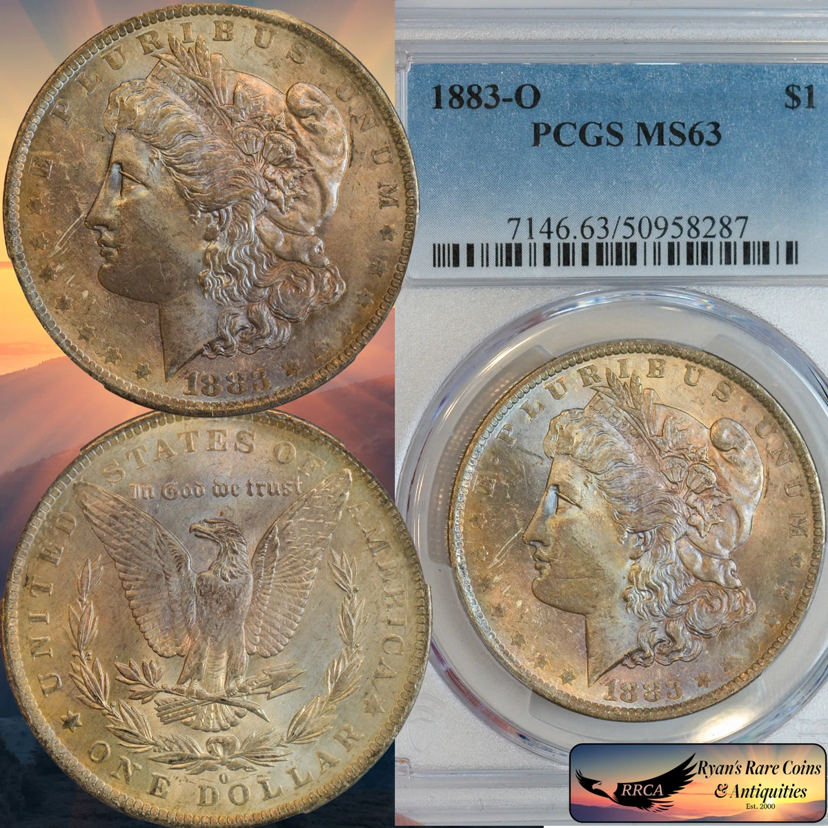MS 63 Graded 1883 Year Morgan US Dollars (1878-1921) for sale | eBay
