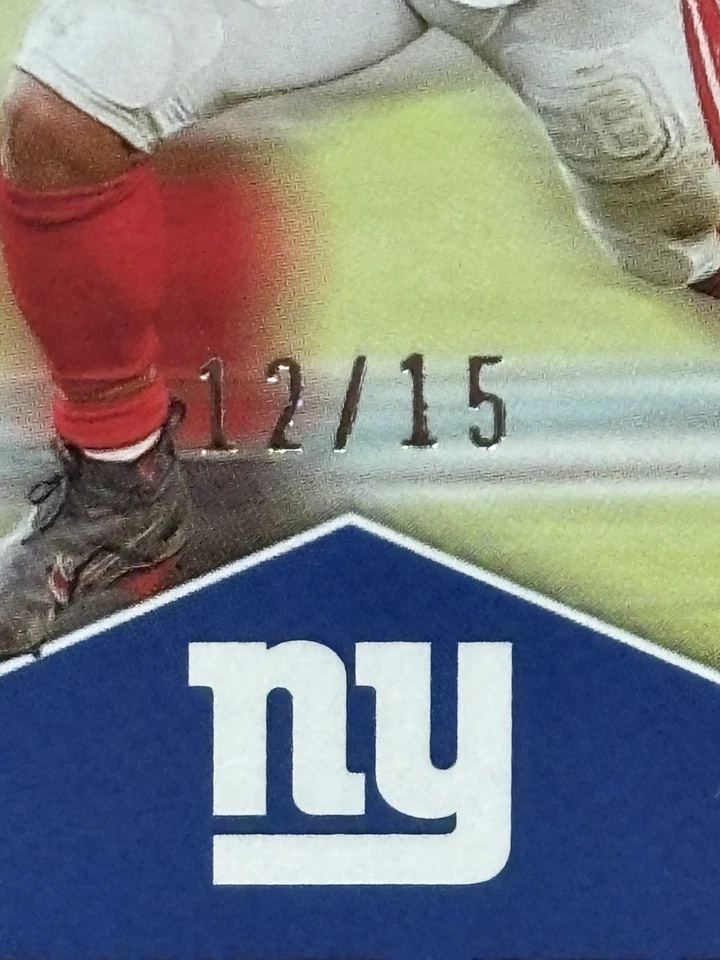 🔥🏈 2022 Panini Rookies & Stars - Man in Motion Saquon Barkley #MM-10 Red /15 - Image 2 of 4