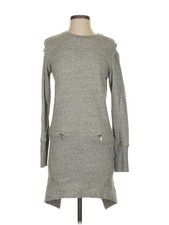 Uniqlo Women Gray Casual Dress XS