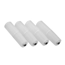 4Pcs Standard AAA to AA Size Battery Converter for Case Plastic Battery Containe