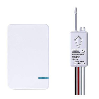 DC 8V 12V 24V RF Wireless Switch Transmitter & Receiver, 1 Ch 433 Long Range ...