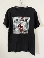 Linkin Park Hybrid Theory Men's Black T Shirt Size Large The Concert Tee *READ