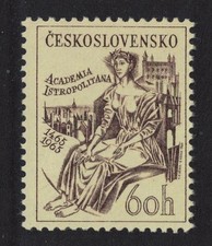 Czechoslovakia Allegoric figure Academia Istropolitana 1965 MNH SG#1515