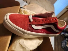 Size 8 Men - VANS Old Skool 36 Red Suede  Womens 9.5