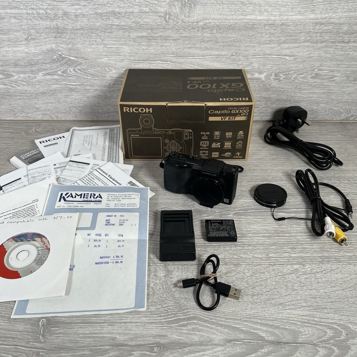 ☆RICOH☆Caplio☆GX100☆VF KIT☆USED☆ GX100 RICOH Caplio of)