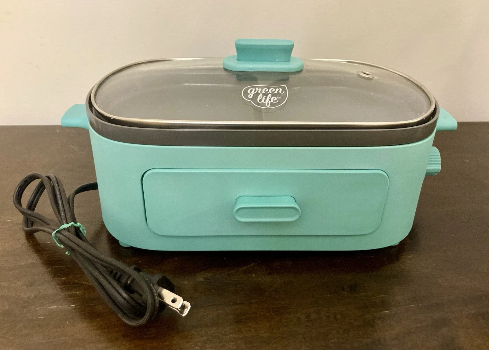 GreenLife 3-In-1 Breakfast Maker Station Nonstick Dual Griddles Turquoise
Opens in a new window or t