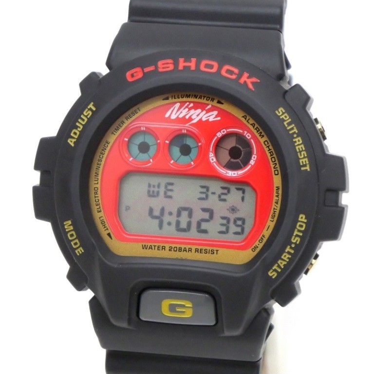 Casio G-Shock Ninja Kawasaki 25th Anniv DW-6900F Red/Black